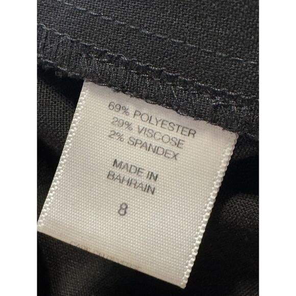 New York & Co Pencil Skirt w/ Pleated Back Slit, Black, Sz: 8, 64-56 - Picture 9 of 16